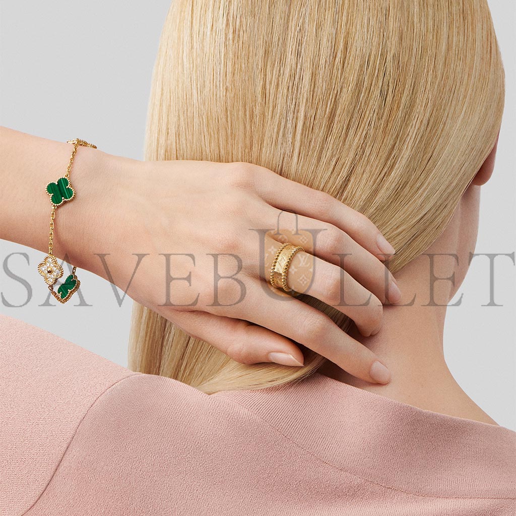 VAN CLEEF ARPELS PERLÉE SIGNATURE RING - YELLOW GOLD  VCARO3Y600